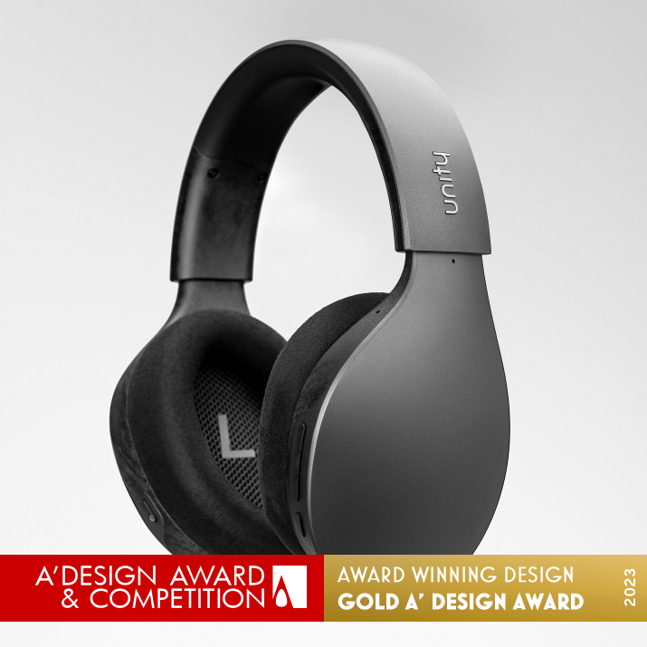 Unity Wireless Lossless Headphones by Tim Degraye and Liliane Huguet Golden Audio and Sound Equipment Design Award Winner 2023 