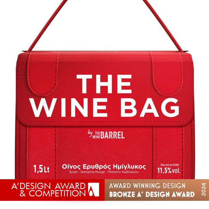 The Wine Bag Packaging by Antonia Skaraki Bronze Packaging Design Award Winner 2024 