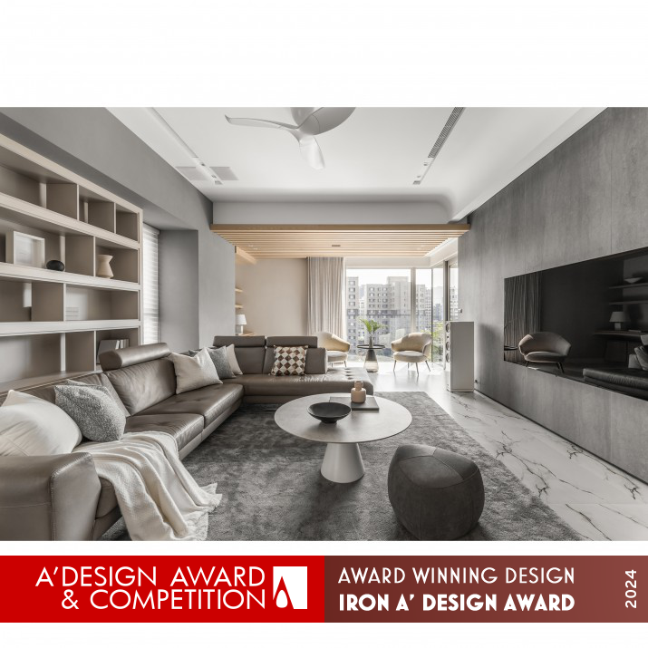 Elegant Radiance Residence by Yu Fen Lee Iron Interior Space and Exhibition Design Award Winner 2024 