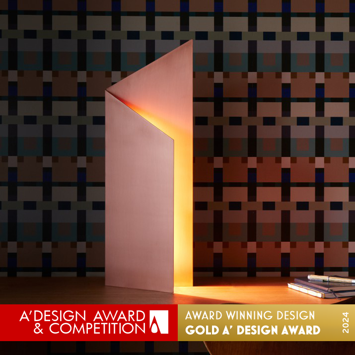 Flatiron Lamp by Mr Smith Studio Golden Lighting Products and Fixtures Design Award Winner 2024 
