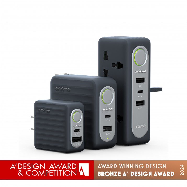 Oraimo Powershield Charging Device by Shenzhen Transsion Holdings Co., Limited Bronze Energy Products, Projects and Devices Design Award Winner 2024 