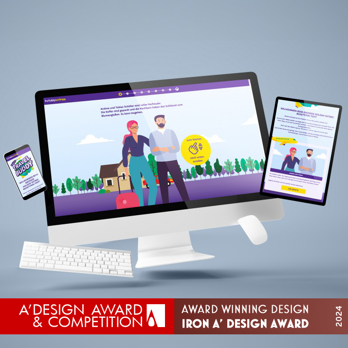 Travel Buddy Browser Game by Stefan Maier-Wimmer Iron Advertising, Marketing and Communication Design Award Winner 2024 