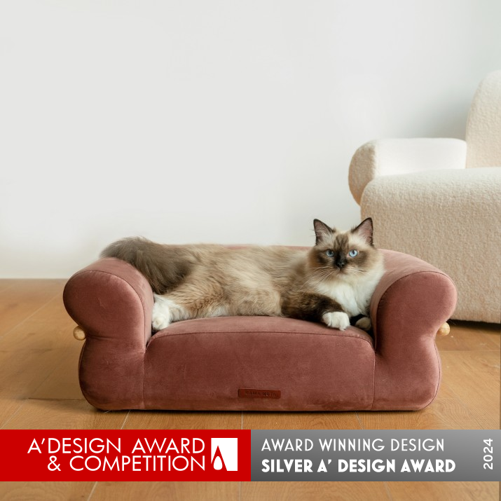 Fluffy Bread Pet Bed by Kama Muta Silver Pet Care, Toys, Supplies and Products for Animals Design Award Winner 2024 