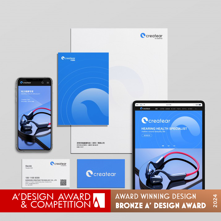 Createar  Brand Design by China Shandong Heyday Creative Co Ltd Bronze Graphics, Illustration and Visual Communication Design Award Winner 2024 