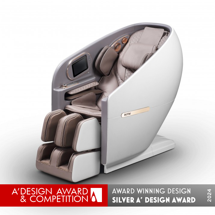 S80 Massage Chair by Shanghai Rongtai Health Tech Co., Ltd. Silver Sporting Goods, Fitness and Recreation Equipment Design Award Winner 2024 