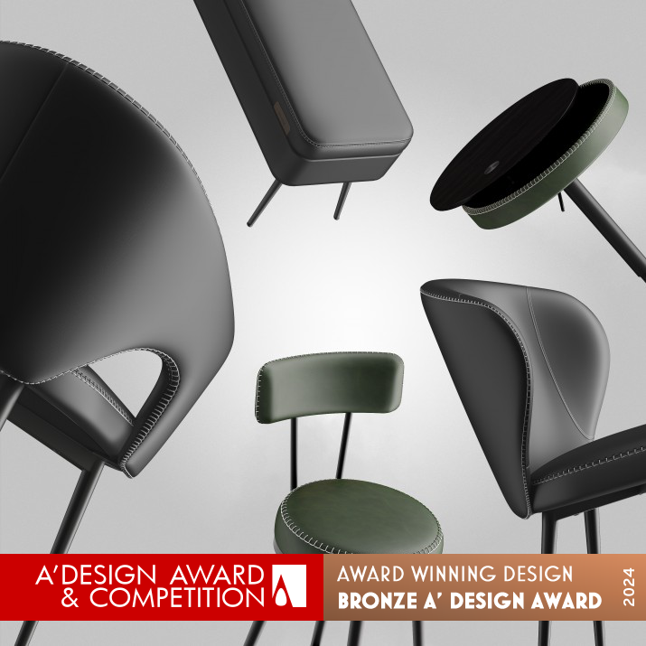 Ekho Chair by Weiqiang Yao Bronze Furniture Design Award Winner 2024 