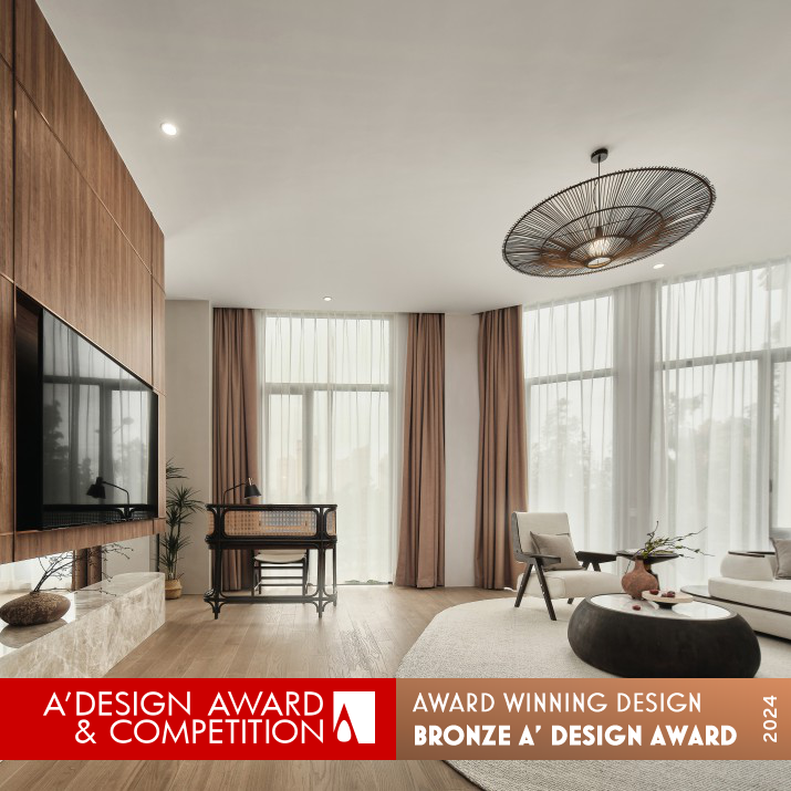 Shanghai Donggang Chengfu Residential Interior Design by Ying Rui Bronze Interior Space and Exhibition Design Award Winner 2024 