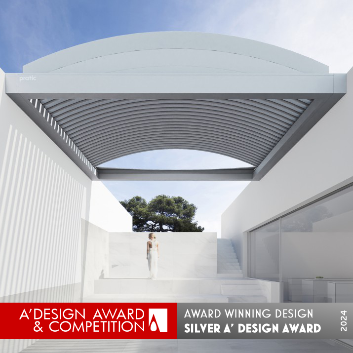 Arc Bioclimatic Pergola by Nikolaos Karintzaidis Silver Sustainable Products, Projects and Green Design Award Winner 2024 