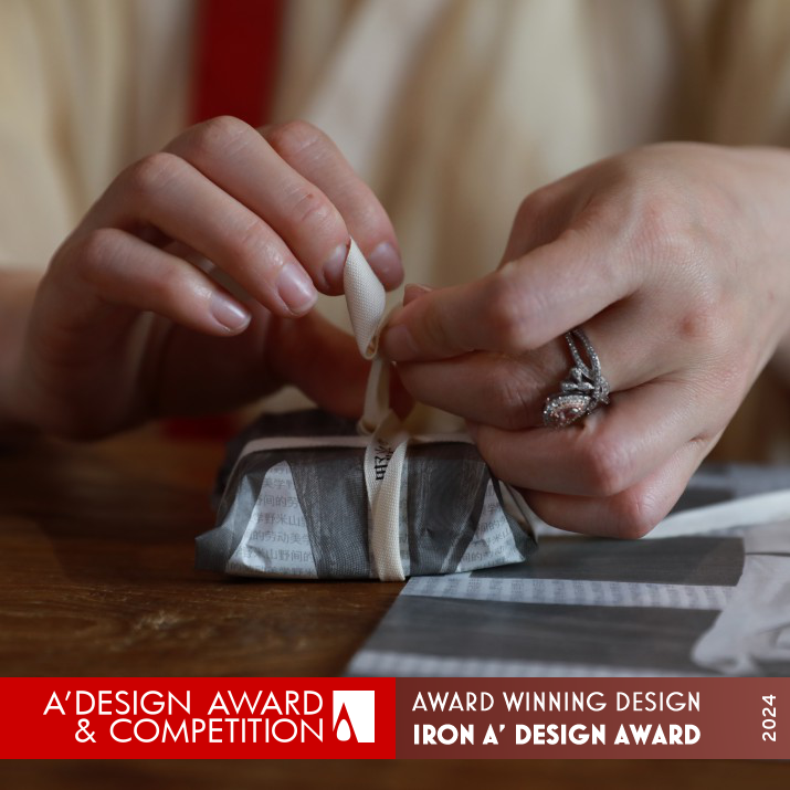 Craftflow Packaging Paper by Linghui Li Iron Packaging Design Award Winner 2024 