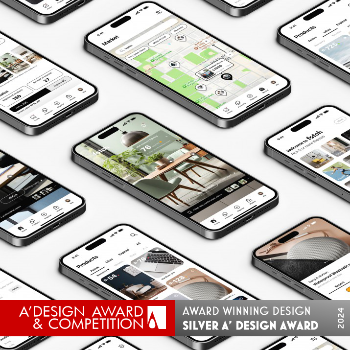 Fetch Mobile Application by Jung Joo Sohn Silver Mobile Technologies, Applications and Software Design Award Winner 2024 