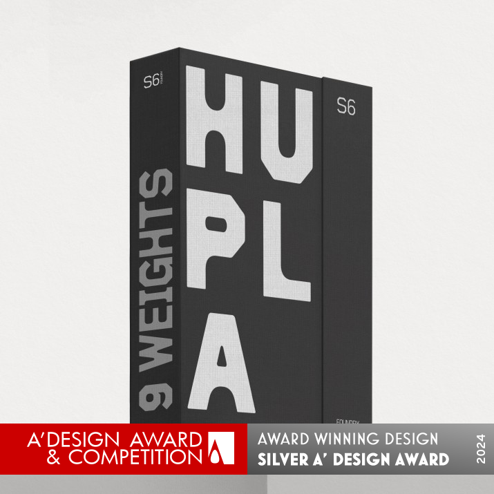 Hupla Typeface  Type Design And Type Specimen by Paul Robb Silver Graphics, Illustration and Visual Communication Design Award Winner 2024 