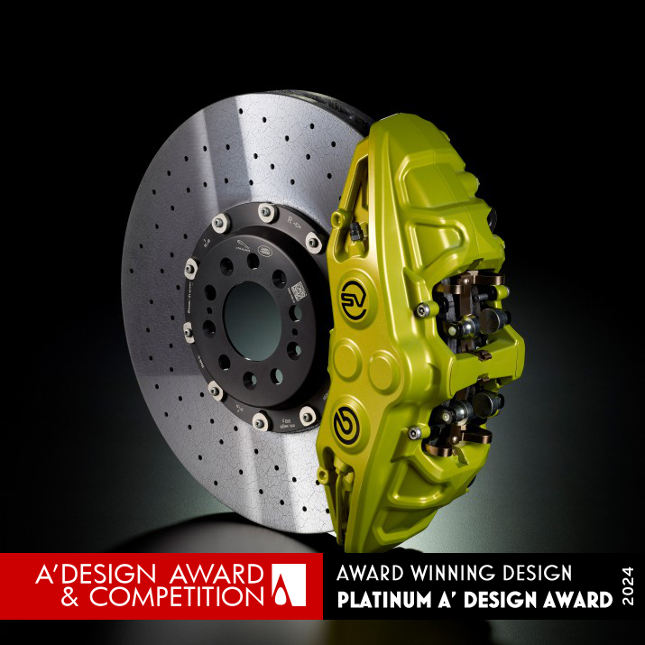Octyma Car Braking Caliper by Brembo S.p.a. Platinum Vehicle Parts, Auto Accessories and Care Products Design Award Winner 2024 