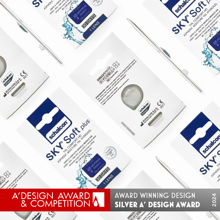 Sky Soft Plus Yal Comfort Hd Contact Lens Packaging by Schalcon Spa Silver Sustainable Products, Projects and Green Design Award Winner 2024 