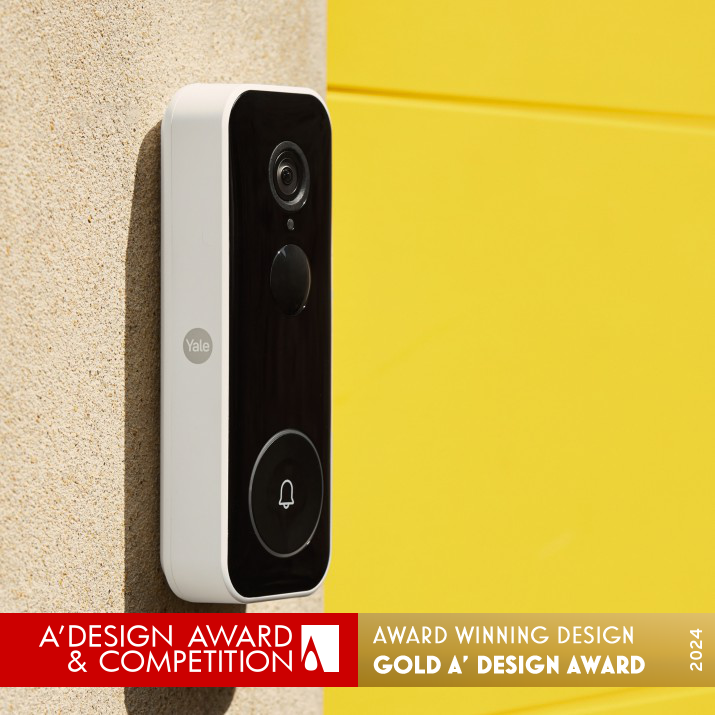 Yale Smart Video Doorbell by Yale and Dolmen Design Agency Golden Security, Safety and Surveillance Products Design Award Winner 2024 