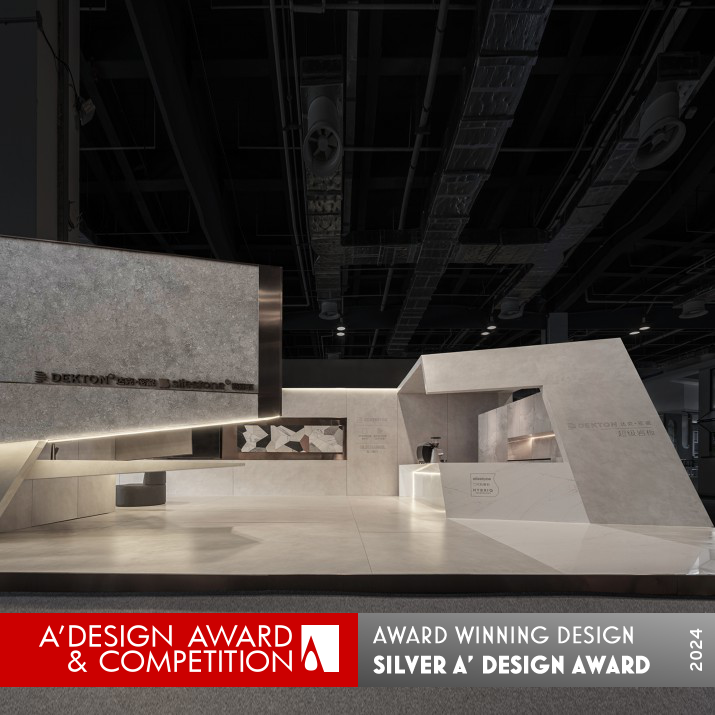 Dekton and Cosentino Pavilion Exhibition by Kris Lin Silver Trade Show Architecture, Interiors, and Exhibit Design Award Winner 2024 