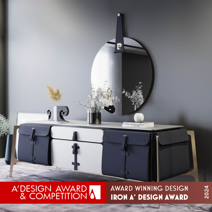 Perier Sideboard by Pierre Cardin Mobilia Iron Furniture Design Award Winner 2024 