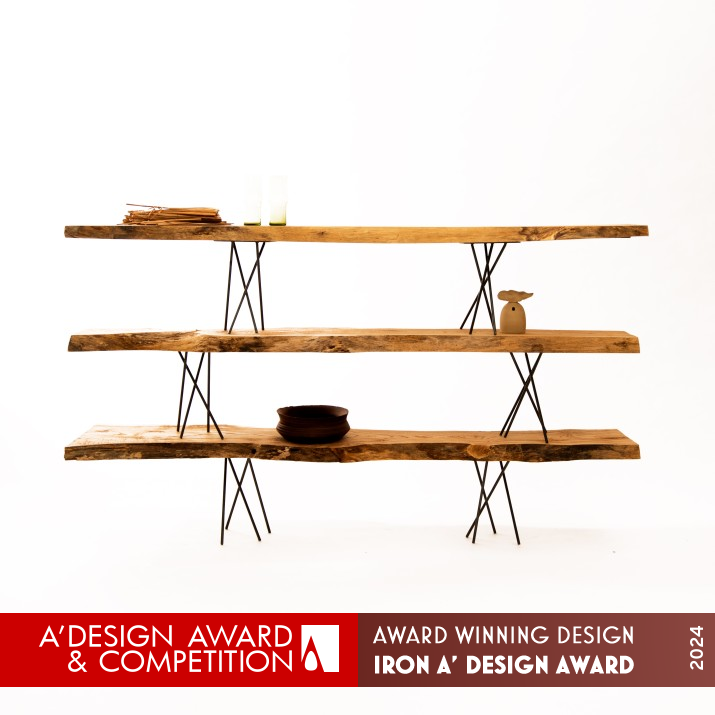 Rin Display Shelf by Misaki Kiyuna Iron Furniture Design Award Winner 2024 