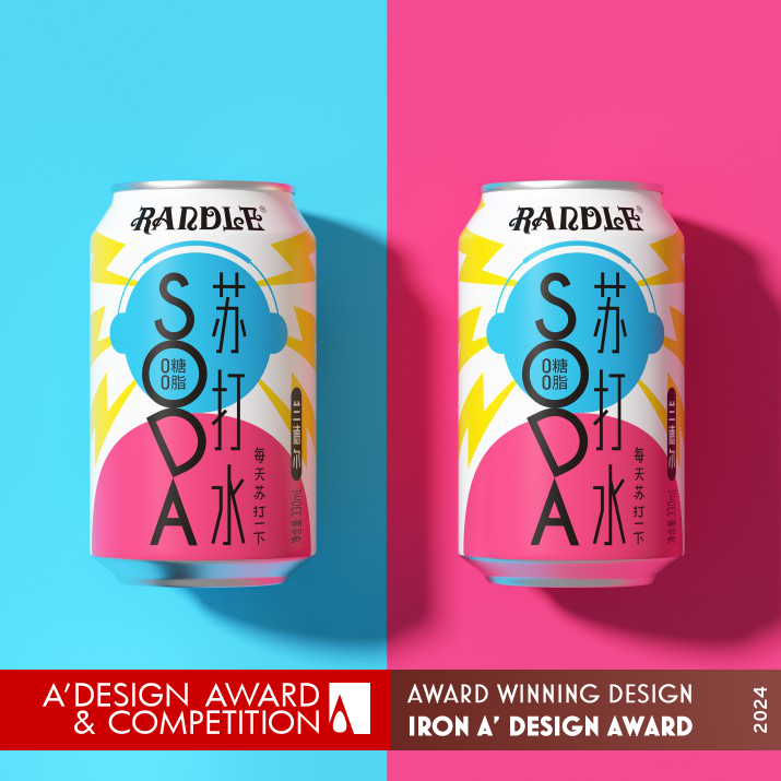 Randle Soda Water by Bo Yang Iron Packaging Design Award Winner 2024 