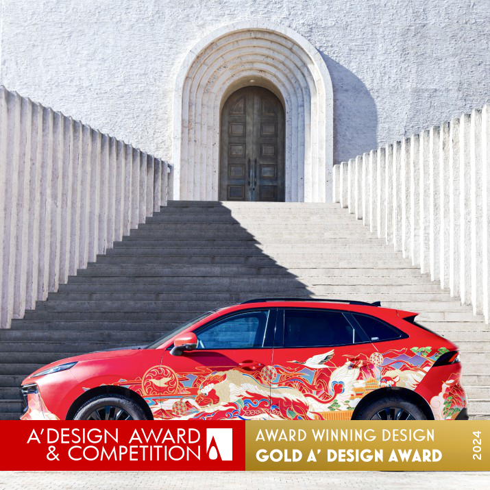 Chinese Lion Car Sticker by Yao Wu Golden Advertising, Marketing and Communication Design Award Winner 2024 