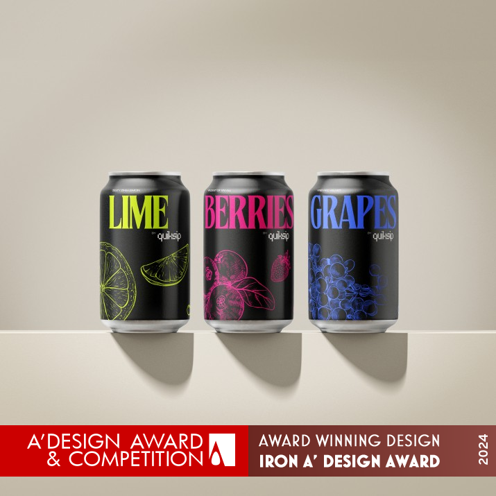 Quiksip Drink Packaging by Kush Kaveh Iron Packaging Design Award Winner 2024 