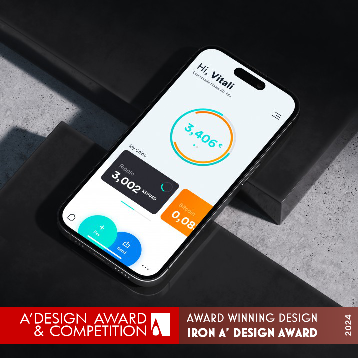 Digital Wallet Mobile App by Vitali Zahharov Iron Mobile Technologies, Applications and Software Design Award Winner 2024 