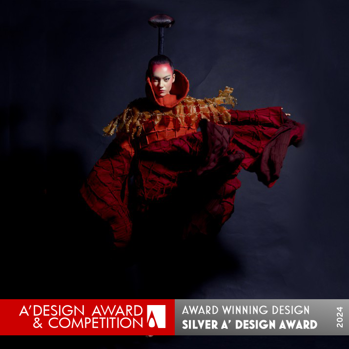Turandot Armor Costume  by Cynthia Gomez Silver Costume and Heritage Wear Design Award Winner 2024 