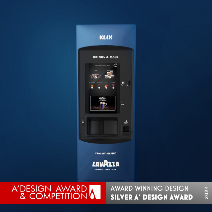 Klix Advanta Vending Machine by Florian Seidl Silver Office and Business Appliances Design Award Winner 2024 