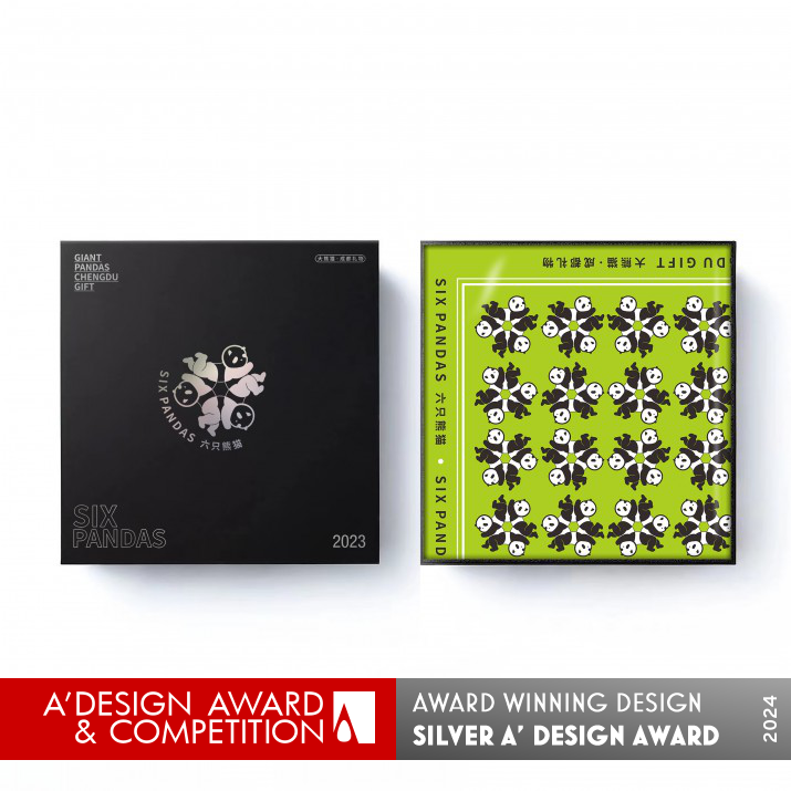 Six Pandas Cultural and Creative Design by Zhaocheng He Silver Giftware Design Award Winner 2024 