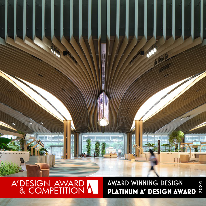Changi Terminal 2 New Airport Langage by Boiffils Architectures Platinum Interior Space and Exhibition Design Award Winner 2024 