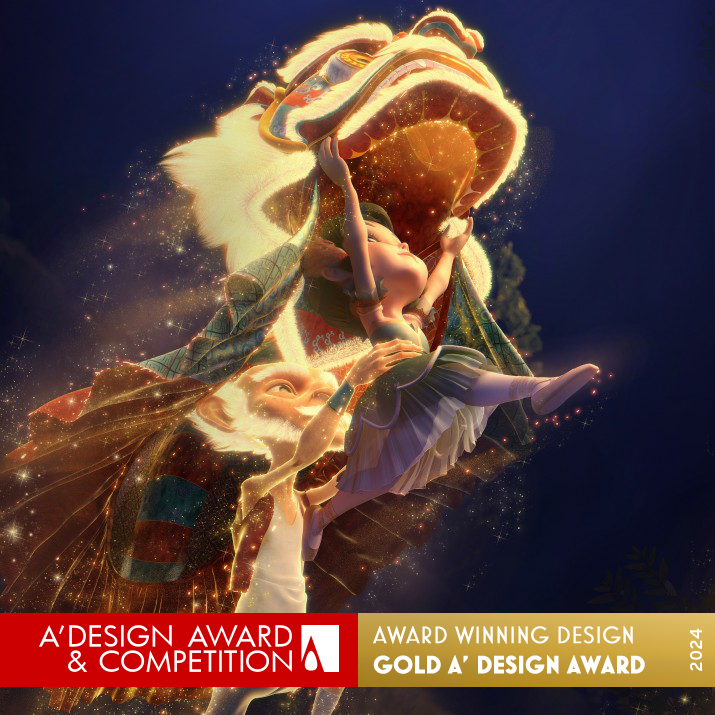 Renai Dance Animation by Zhike Yang and Wenjie Wu Golden Movie, Video and Animation Design Award Winner 2024 
