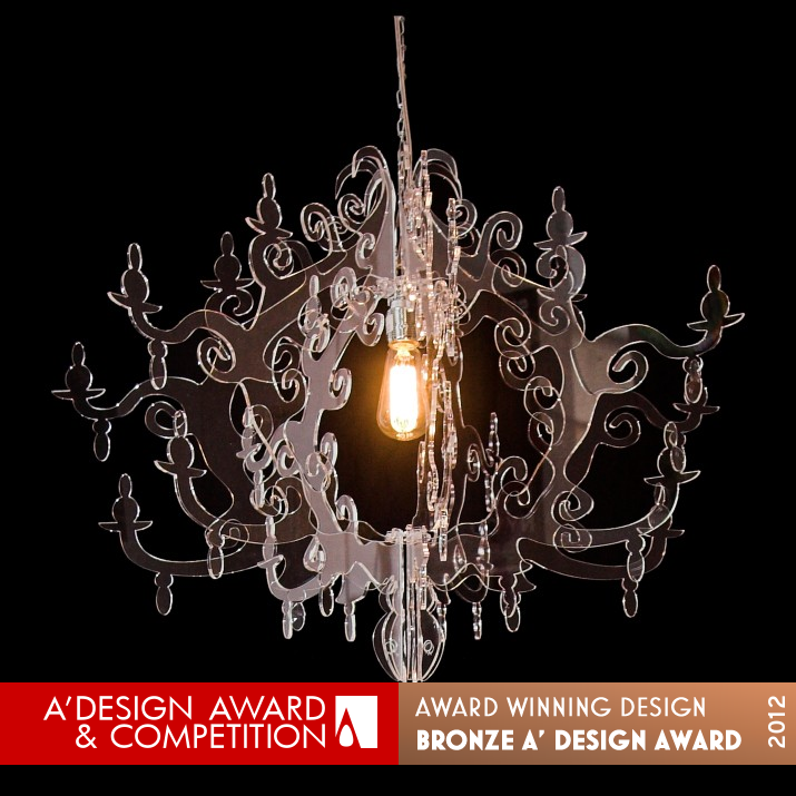 Claire de Lune Chandelier Lighting by Claire Requa Bronze Lighting Products and Fixtures Design Award Winner 2012 