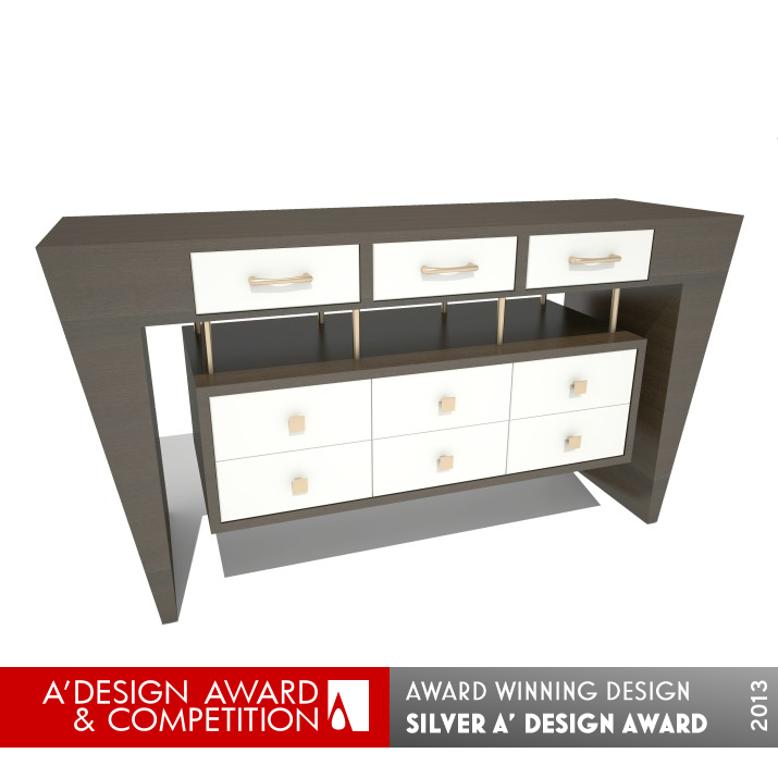 Deco Cupboard by Viktor Kovtun Silver Furniture Design Award Winner 2013 