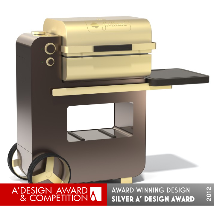 Bob Grillson Wood Pellet Barbecue Grill by Grillson GmbH Silver Home Appliances Design Award Winner 2012 