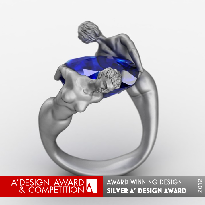 Twin Angels  Jewelry Ring by Seyed Mohammad Mortazavi Silver Jewelry Design Award Winner 2012 