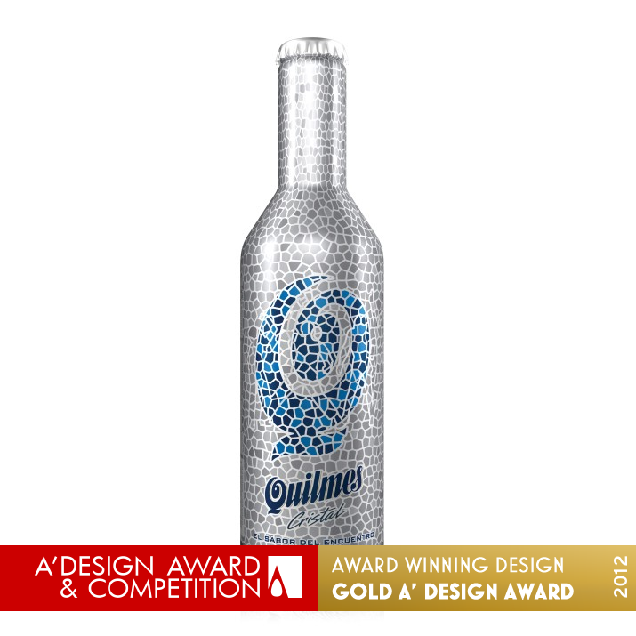 Quilmes Metal Bottle Beer packaging design by Adrián Gustavo Pierini Golden Packaging Design Award Winner 2012 