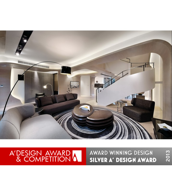 The Liquid Space Residence by Kris Lin Silver Interior Space and Exhibition Design Award Winner 2013 