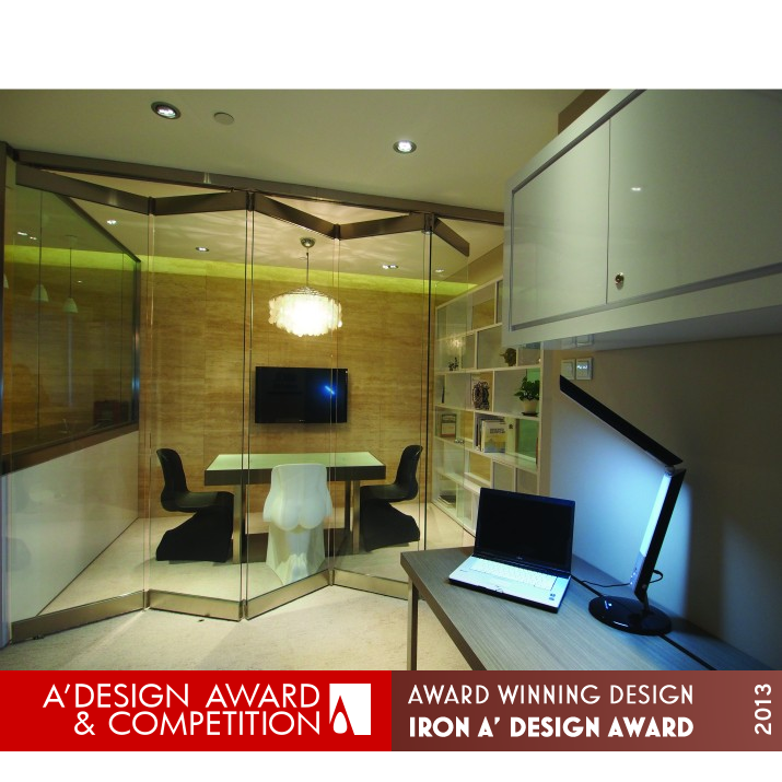 Manor Properties  Office Interior by Chih Wen Chaw Iron Interior Space and Exhibition Design Award Winner 2013 