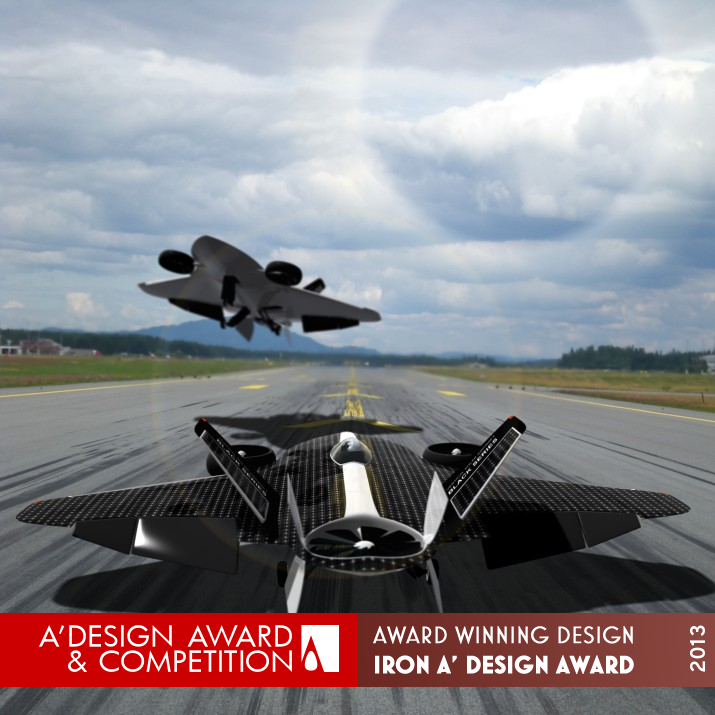 VSA Vertical Solar Aircraft by Arman Abadi Iron Futuristic Design Award Winner 2013 