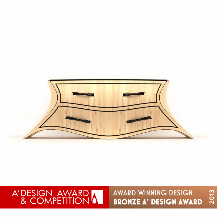 Commodia Chest of Drawers by Eckhard Beger Bronze Furniture Design Award Winner 2013 