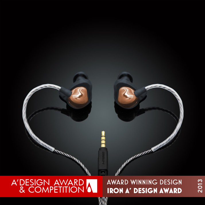 Ztone Monitor In-Ear Earphone by Imego Infinity Llc Iron Digital and Electronic Device Design Award Winner 2013 