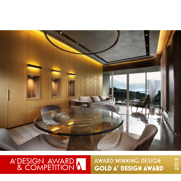 Fashionable Apartment by AS Design Service Limited  Golden Interior Space and Exhibition Design Award Winner 2013 