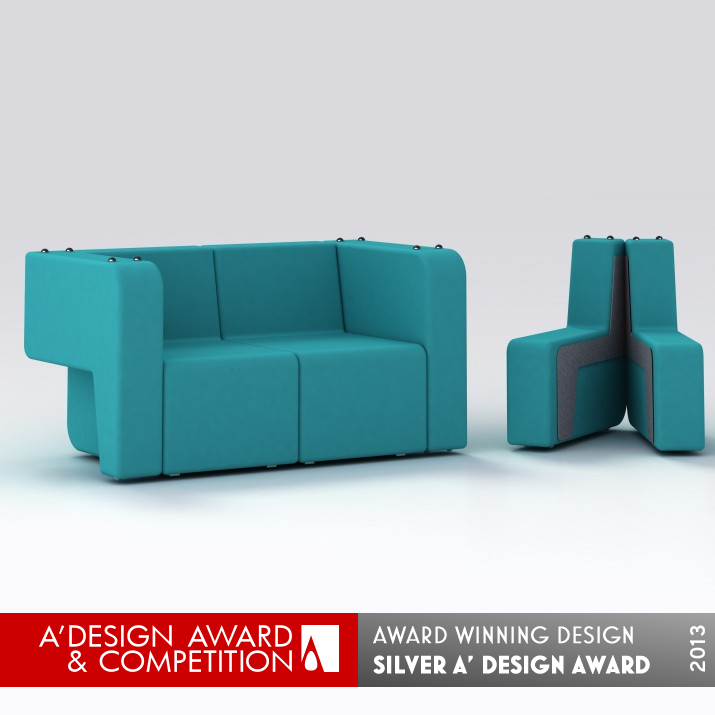 Mäss Transformable sofa.  by Claudio Sibille Silver Furniture Design Award Winner 2013 