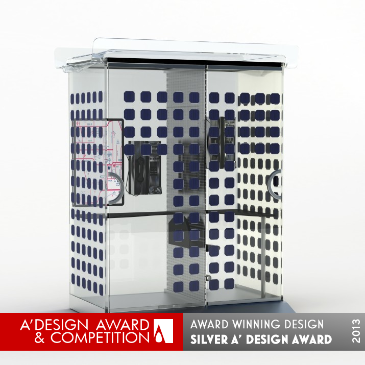 Solbooth Sustainable Communication Point by Hakan Gürsu Silver Street Furniture Design Award Winner 2013 