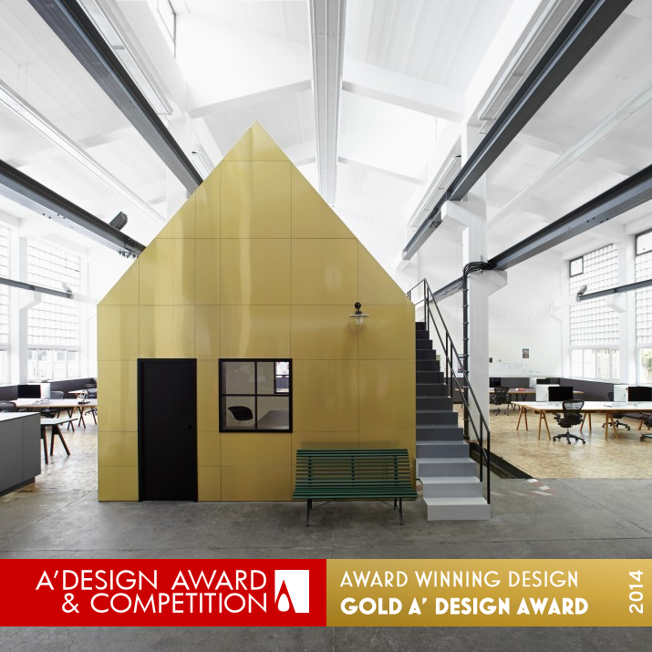 Halle A by Designliga Workspace design by Designliga Golden Interior Space and Exhibition Design Award Winner 2014 