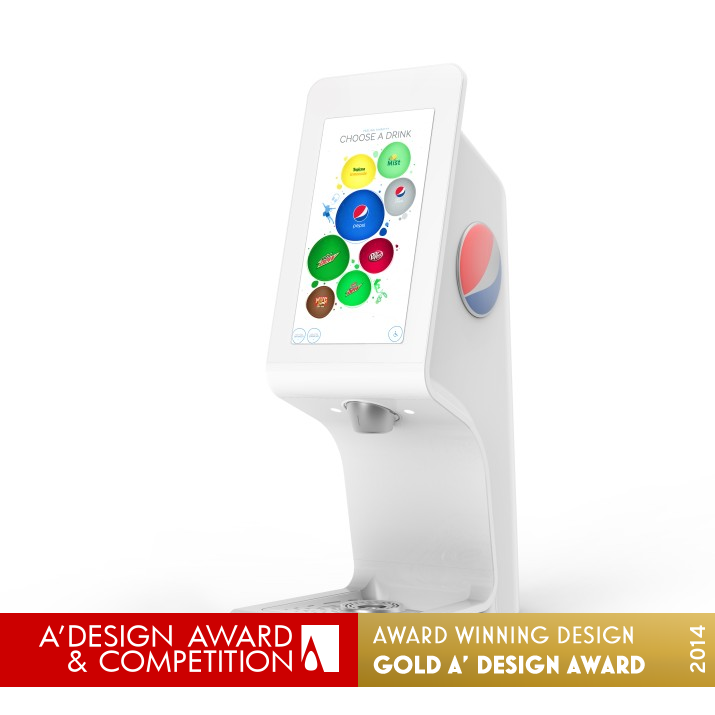 Pepsi Touch Tower 2.0 Interactive Beverage Dispenser by PepsiCo Design & Innovation Golden Interface, Interaction and User Experience Design Award Winner 2014 