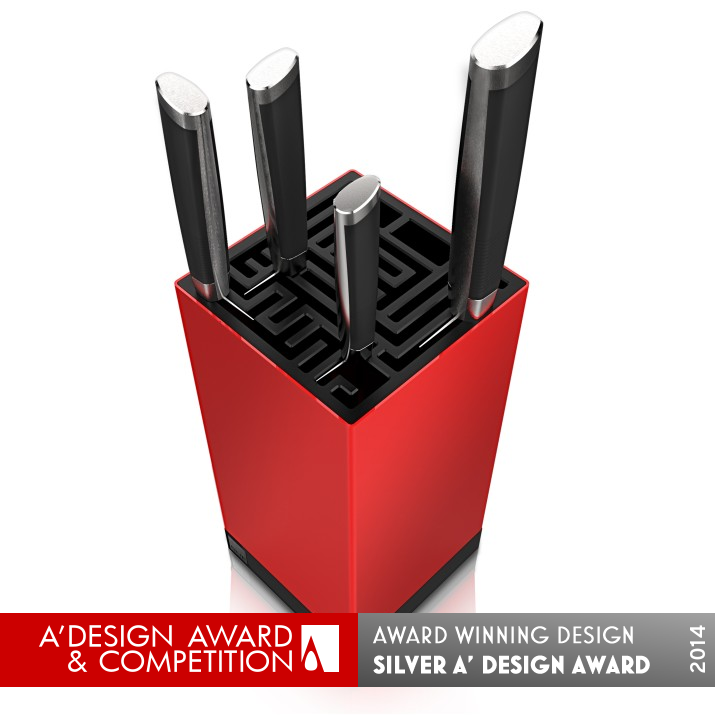 a-maze Knifeblock by Prompong Hakk Silver Bakeware, Tableware, Drinkware and Cookware Design Award Winner 2014 