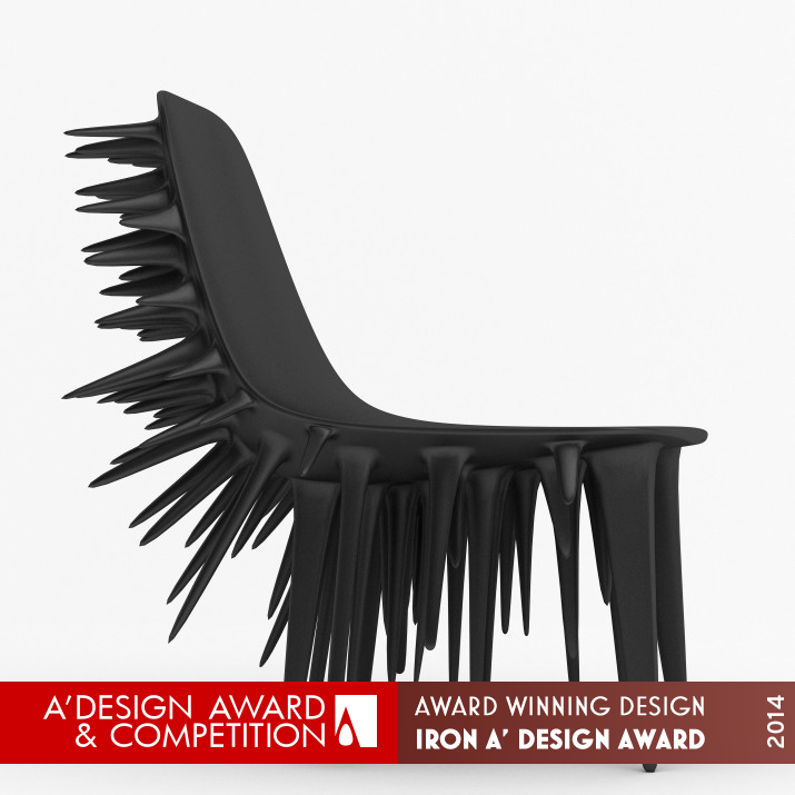 Icicle Chair by Ali Alavi Iron Furniture Design Award Winner 2014 