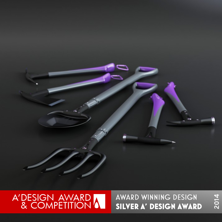 Modular Hand Tools Portable Tool Set by Hakan Gürsu Silver Agricultural Tools, Farming Equipment and Machinery Design Award Winner 2014 