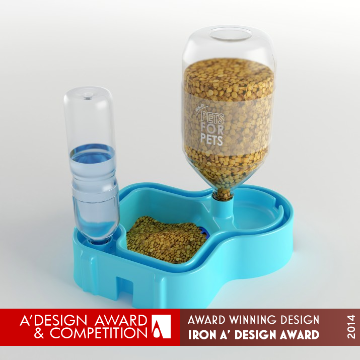 Pets for Pets Water and Food Dispenser by Hakan Gürsu Iron Pet Care, Toys, Supplies and Products for Animals Design Award Winner 2014 