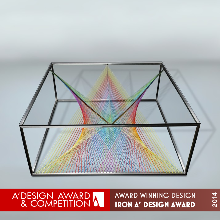 Prism Coffee Table by Maurie Novak Iron Furniture Design Award Winner 2014 